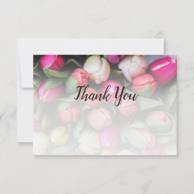 Foto de Tulip Personalizado - Gracias - Nota de Fl (Anverso)