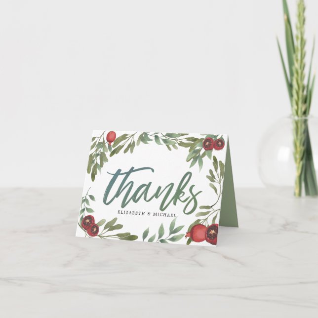 Foto de un Boda de Borgoña Moderno de la granada (Anverso)