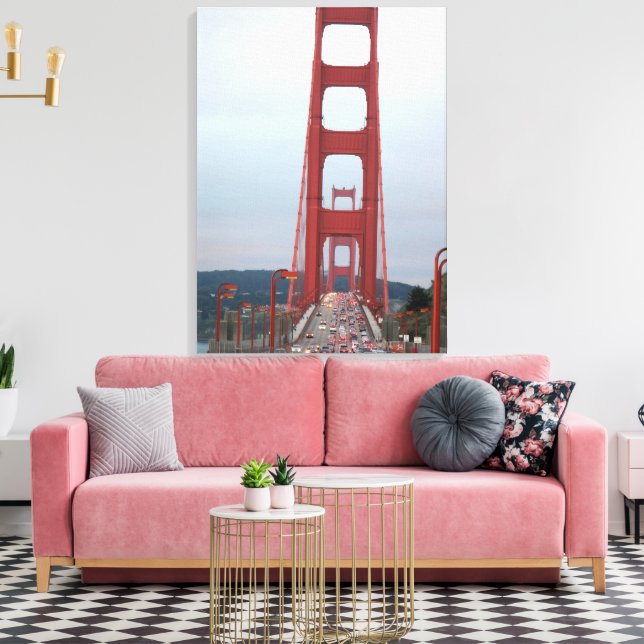 Foto de un lienzo envuelto del puente Golden Gate (Insitu (Sala de estar))