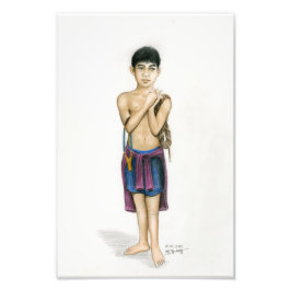 Foto de un niño camboyano de Vannak Anan Prum