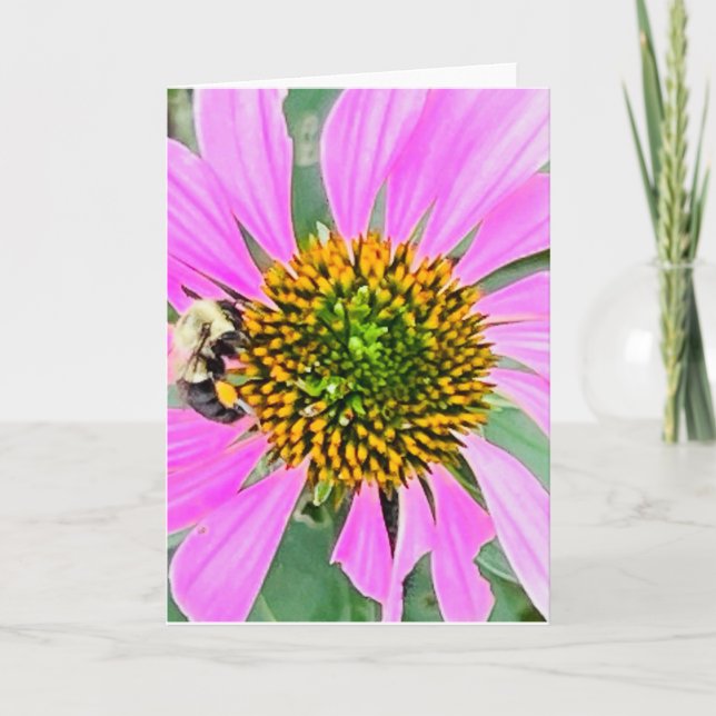 Foto de una Flor de Nueva Inglaterra Tarjeta de Fe (Anverso)