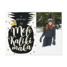 Foto de vacaciones de Navidad con piña Mele Kaliki