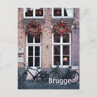 Foto de viaje de Brujas Bélgica postal