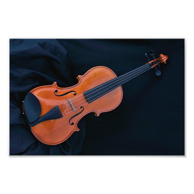 Foto de violín en primer plano (Frente)