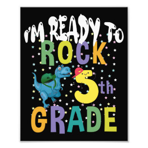 Foto De vuelta a la escuela Estoy listo para rockear 5t