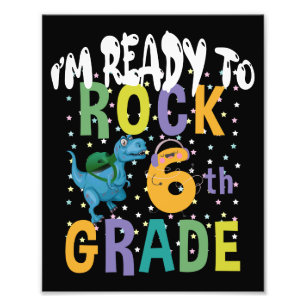 Foto De vuelta a la escuela Estoy listo para rockear 6t