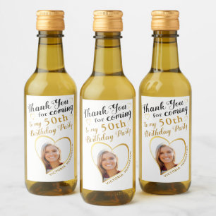 Foto de White Black Gold Gracias por 50 cumpleaños