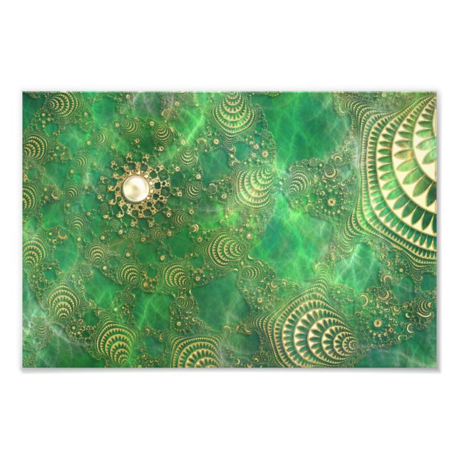 Foto Debajo de la imagen fotográfica del mar Esmeralda (Frente)