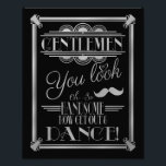 Foto deco de arte, letrero de baño de GENTLEMEN, signo<br><div class="desc">signo de boda</div>