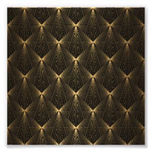 Foto Deco de arte, oro negro, moda, elegante,patrón,ele