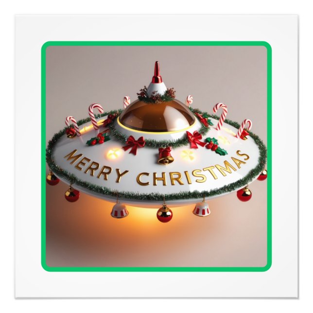 Foto Decoración de Navidades de navidad espacial (Frente)