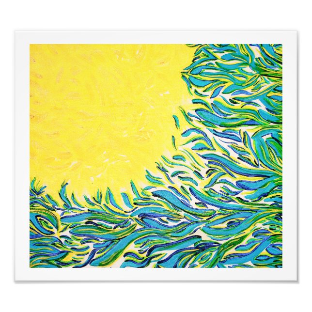 Foto Decoración de pinturas de arte floral (Frente)
