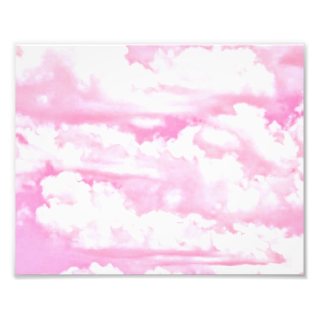 Foto Decoración suave de nubes de Rosa feliz (Frente)