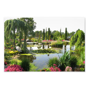 Foto decorativa de la opinión hermosa del parque