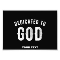 DEDICADO A DIOS PERSONALIZABLE GUAY TEXTO BLANCO