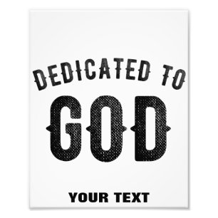 FOTO DEDICADO A DIOS PERSONALIZABLE GUAY TEXTO NEGRO