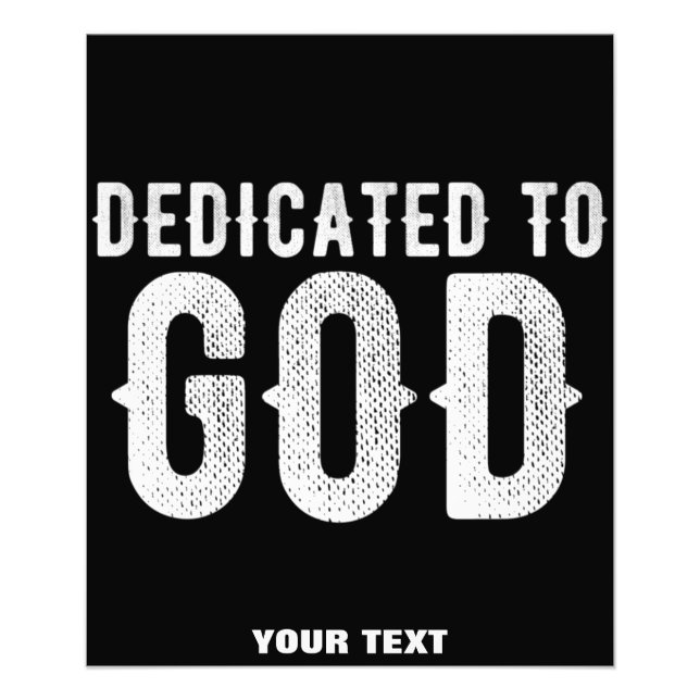 FOTO DEDICADO A DIOS TEXTO BLANCO PERSONALIZABLE GENIAL (Frente)