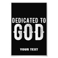 DEDICADO A DIOS TEXTO BLANCO PERSONALIZABLE GENIAL