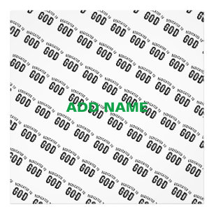 FOTO DEDICADO A DIOS TEXTO NEGRO PERSONALIZABLE GENIAL