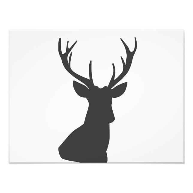 Foto Deer Deer Silhouette Silhouette Animal Wild Postca (Frente)