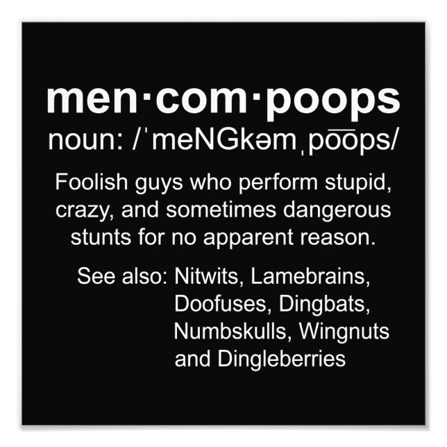 Foto definición de mencompoops (Frente)