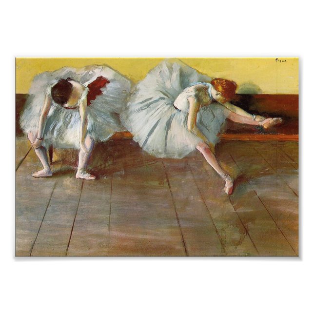 Foto Degas Dos Bailarines De Ballet Impresión Fotográfi (Frente)