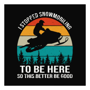 Foto Dejé de practicar moto de nieve para estar aquí