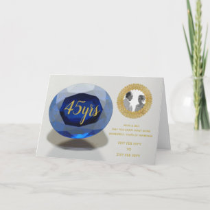 FOTO del 45° aniversario del Boda Sapphire