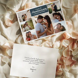 Foto del aniversario de boda | Tarjeta de felicita