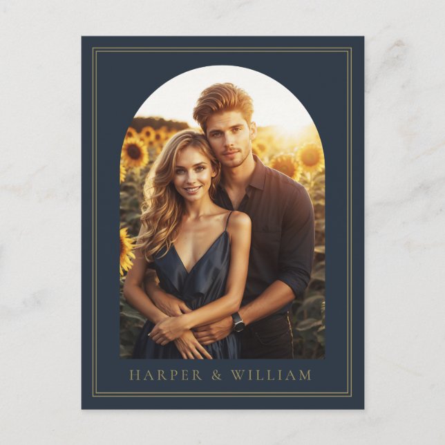 foto del arco azul marino guardar la postal de fec (Anverso)