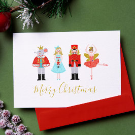 Foto del cascanueces del navidad de la acuarela