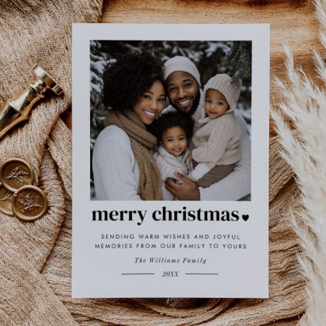 Foto del corazón de Feliz Navidad (Subido por el creador)