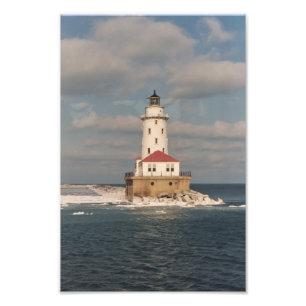Foto del faro del lago Michigan