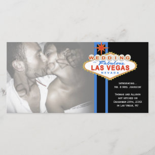 Foto del letrero de Las Vegas anuncio de boda matr