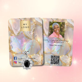 Foto del logotipo agate opal gold earring jewelpho