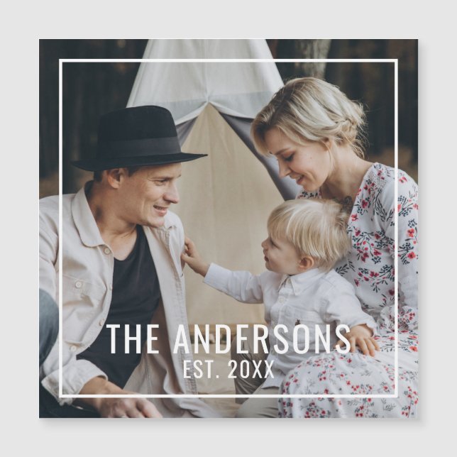 Foto del personalizado con apellido y año establec (Anverso)