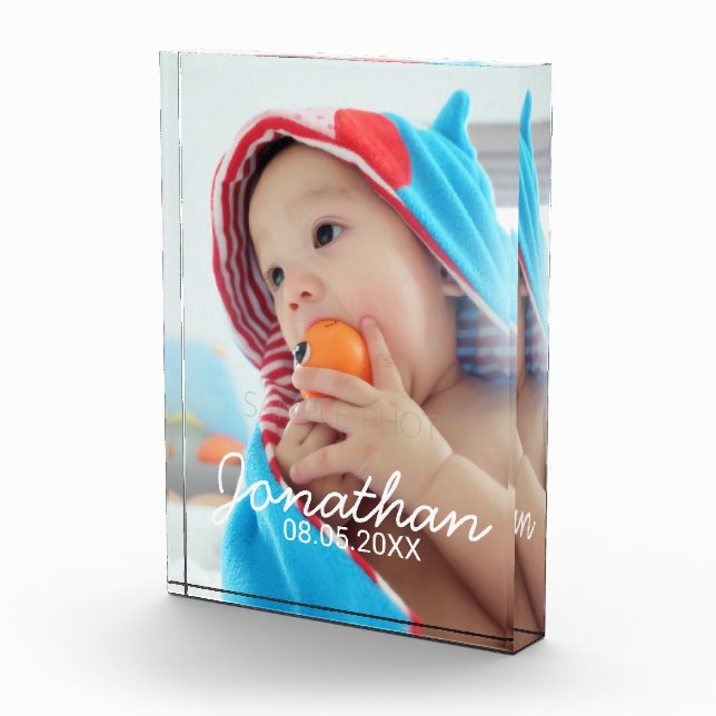 Foto del personalizado con nombre y fecha (Derecha)