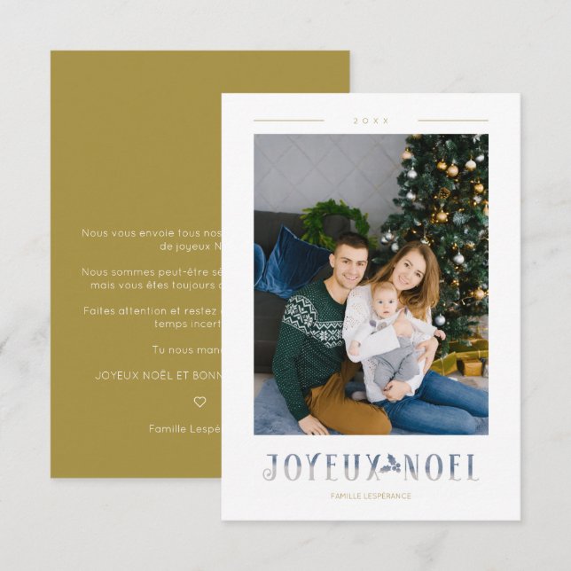 Foto del Personalizado de caligrafía moderna Joyeu (Anverso / Reverso)