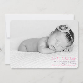 Foto del personalizado de la bebé y vuelta de patr