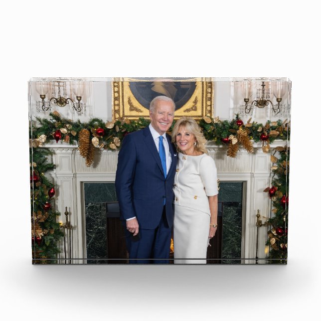 Foto del presidente Joe Biden en la Navidad de la  (Anverso)