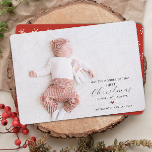 Foto del primer Navidad del bebé