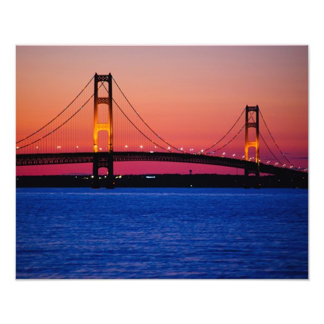 Foto del puente Mackinac (Frente)