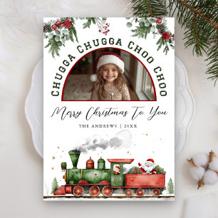 Foto del tren de Navidad Chugga Chugga Choo Choo