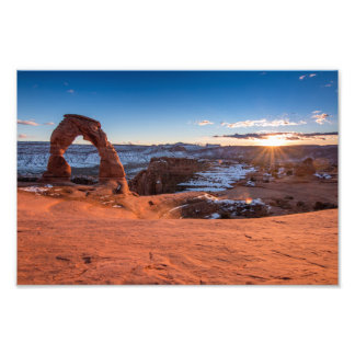 Foto Delicate Arch Sunset