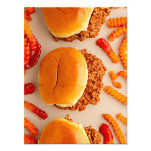 Foto Delicioso Sloppy Joe y Papas Fritas
