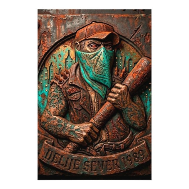 Foto Delije Sever 1989 Embossed (Frente)