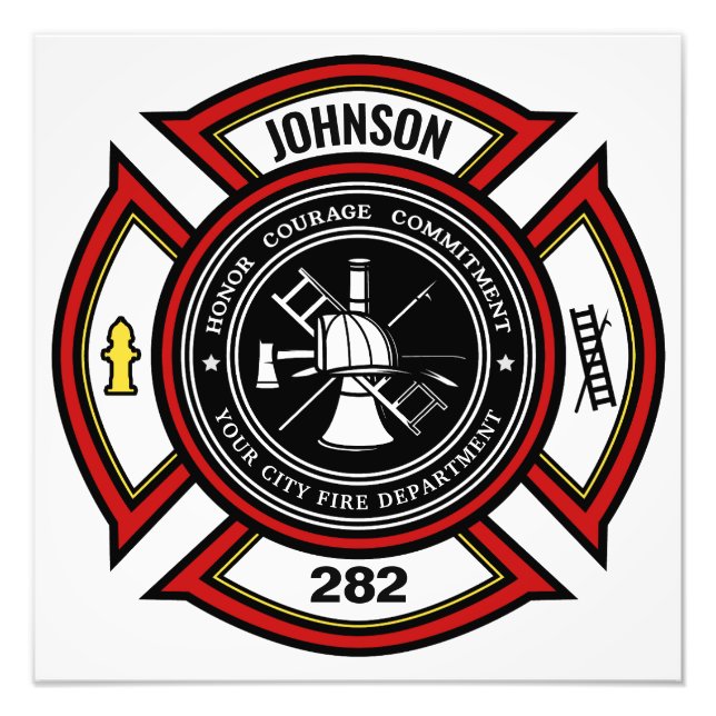 Foto Departamento de Bomberos AÑADIR NOMBRE Insignia pa (Frente)