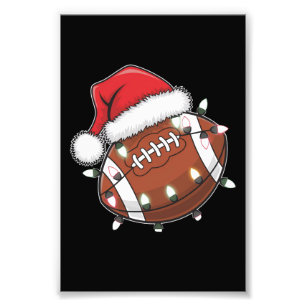 Foto Deportes de Santa Navidad Amante del Fútbol Americ