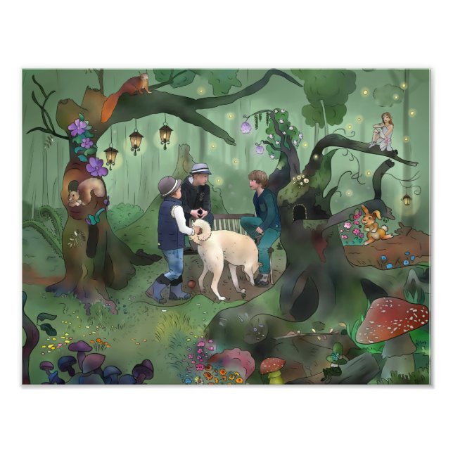 Foto Der geheime Ort Fotodruck (Frente)