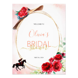Foto Derby Bridal Shower es un signo de bienvenida